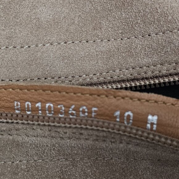 Aquatalia Mire Over The Knee Boot Womens 10 Taupe Suede Waterproof Tall Pull On - Picture 13 of 14